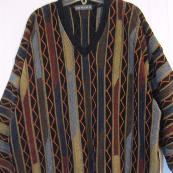 Mens TUNDRA Sz L Multi-Color Sweater - Picture 3 of 7